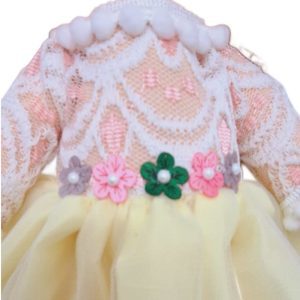 عروسک دختر پونی کلاه دار 35 سانتی متر ایرانی  12