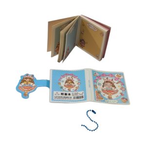 دفترچه جلدی چسبی دختر خارجی  120