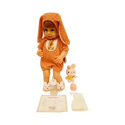 عروسک سیلیکونی جعبه دار صدادار شیشه شیر 215-9 کد 2738 خارجی  00