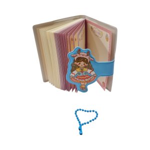 دفترچه جلدی چسبی دختر خارجی  120