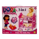 تخت دو طبقه 3 در 1 سایز کوچک کد 9090 دورا 7 - Image 3