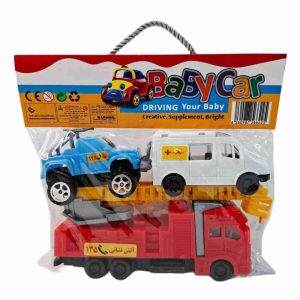 ست ماشین بازی 3 عددی امداد سلفونی 60 - Image 1