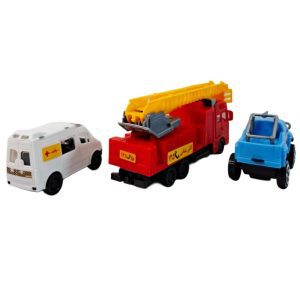 ست ماشین بازی 3 عددی امداد سلفونی  60