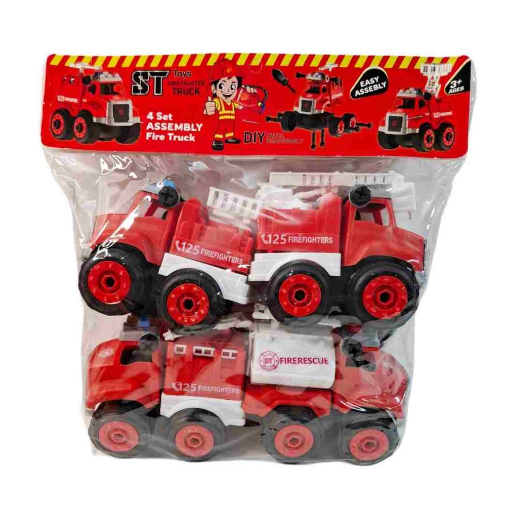 ماشین بازی ست آتش نشانی 4 عددی سهراب کد 1104 18 - Image 1