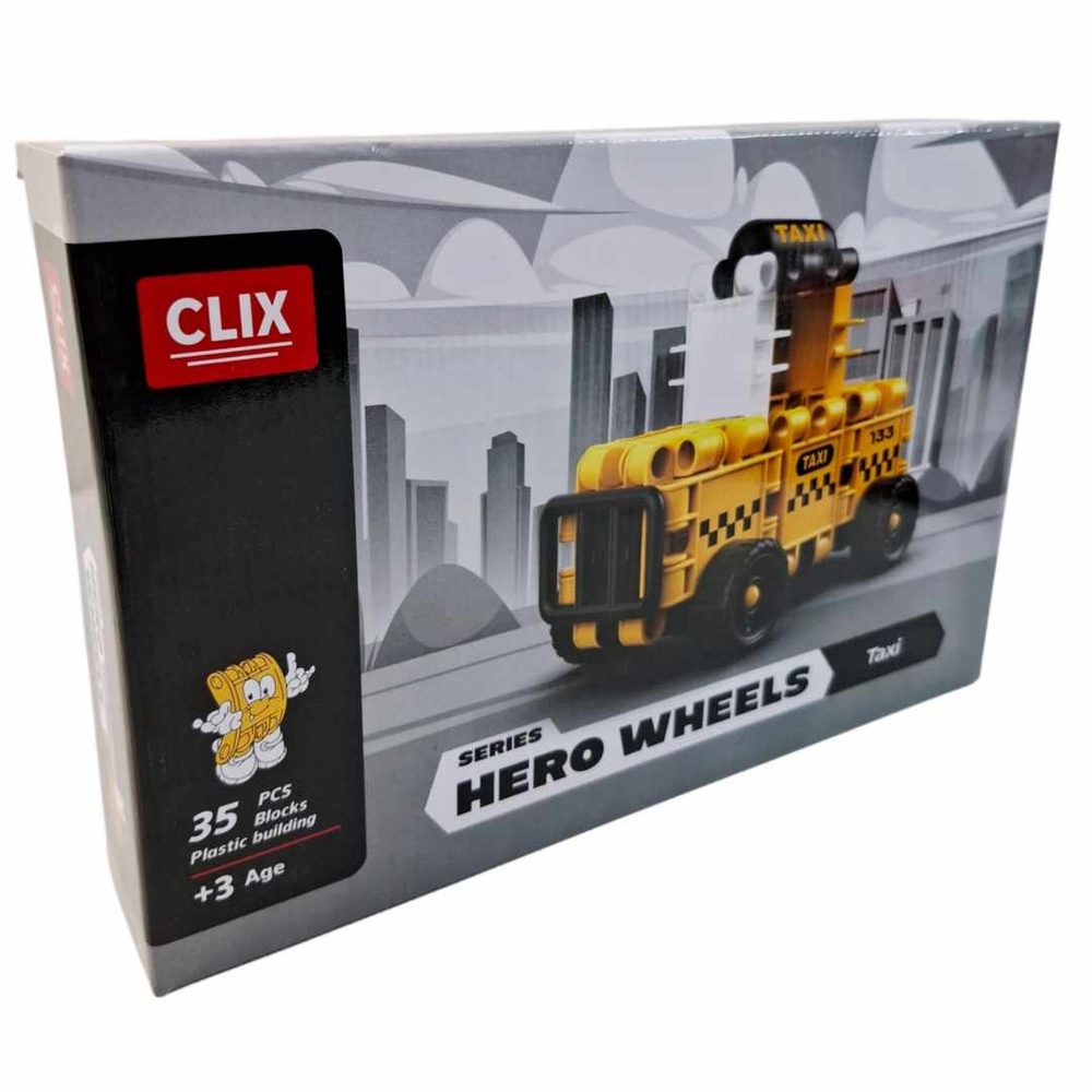 بازی ساختنی کلیکس مدل تاکسی 35 قطعه 36 - Image 1