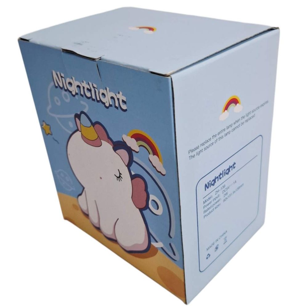چراغ خواب سیلیکونی لمسی یونیکورن (اسب تک شاخ) خارجی 36 - Image 1