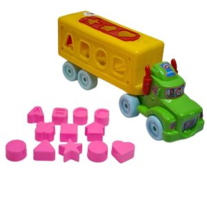 ماشین بازی کامیون فکری آموزشی کپل  40