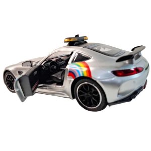 ماشین بازی فلزی بنز پلیس اسپرت مقیاس 1/24 کد سی زد 30 ای جی خارجی  72