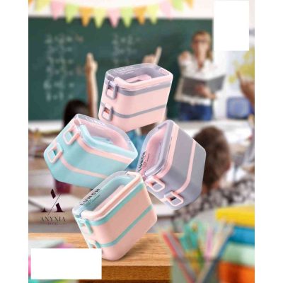 ظرف غذا 2 طبقه مستطیل کد 103 آنکسیا