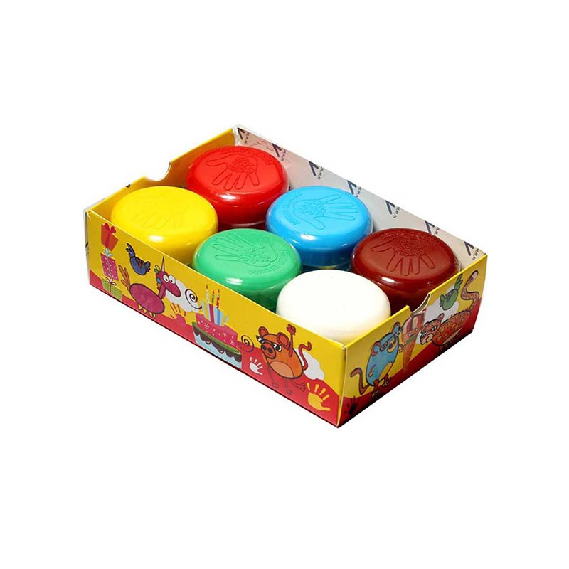 رنگ انگشتی 6 رنگ آریا 24