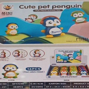 عروسک پنگوئن فشاری راه رونده کد 221 خارجی 160