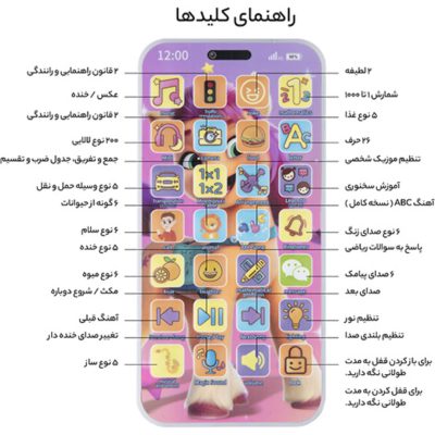 موبایل سرگرمی و آموزش زبان انگلیسی کد 8064 خارجی 240