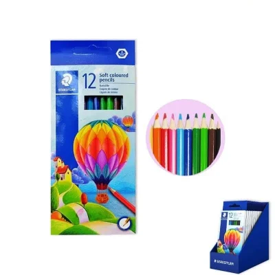 مداد رنگی 12 رنگ جعبه ای استدلر 120